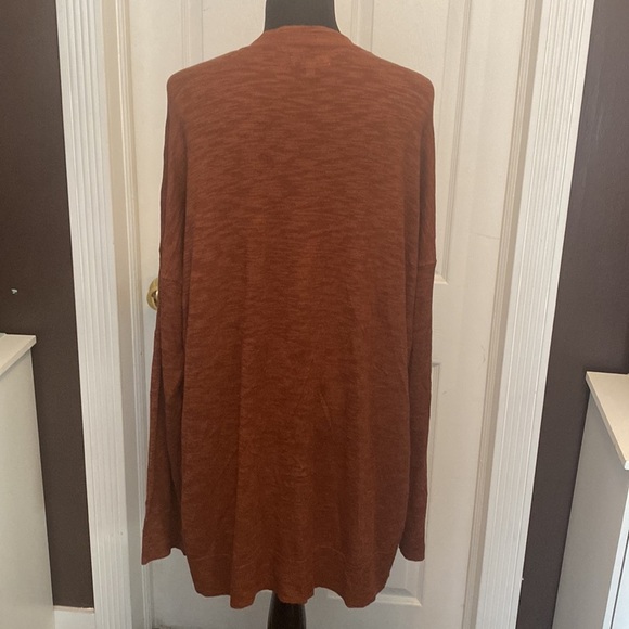 Sonoma Women’s Cardigan Sweater burnt Orange Rust sz XL NWOT - Picture 3 of 7